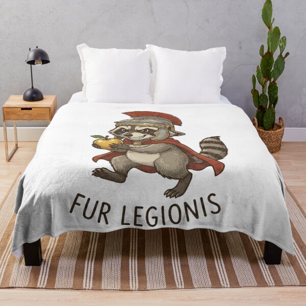 Item preview, Funny Roman Raccoon Soldier Apple Bandit designed and sold by k3rstman1.