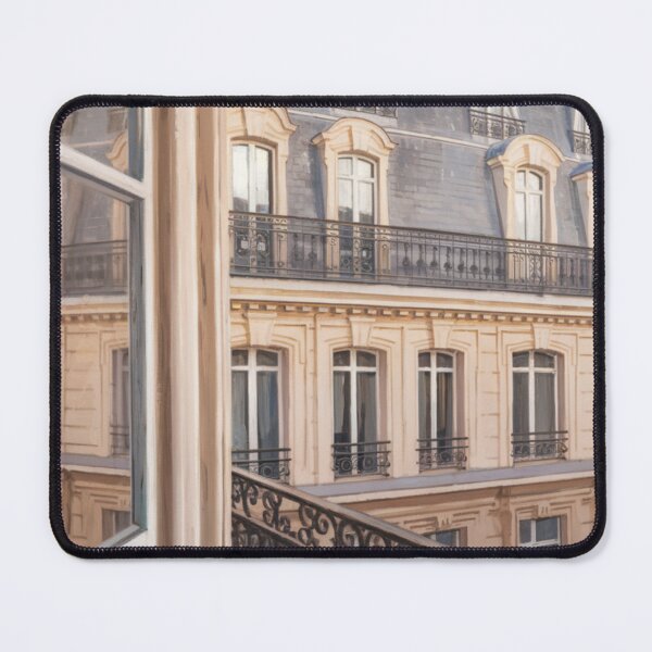 Item preview, Paris Apartment Balcony | Elegant Haussmann View Painting designed and sold by CARRAANN.