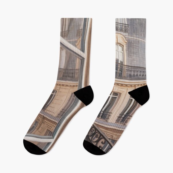 Item preview, Paris Apartment Balcony | Elegant Haussmann View Painting designed and sold by CARRAANN.