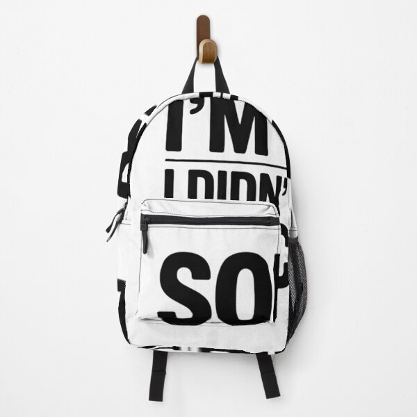 Item preview, Sorry I'm Late I Didn't Want To Come Funny Introvert Social Anxiety Typography designed and sold by GiftsForge.