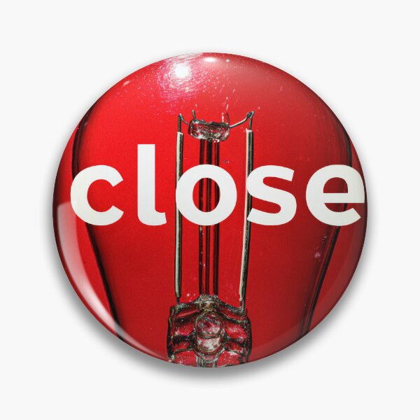 Item preview, Neon “CLOSE” Sign Inside Light Bulb – Modern Red Glow Aesthetic designed and sold by Grafititee.