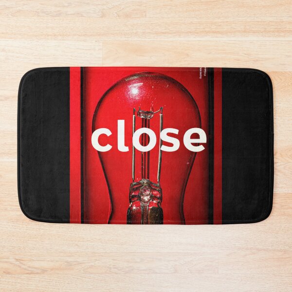 Item preview, Neon “CLOSE” Sign Inside Light Bulb – Modern Red Glow Aesthetic designed and sold by Grafititee.