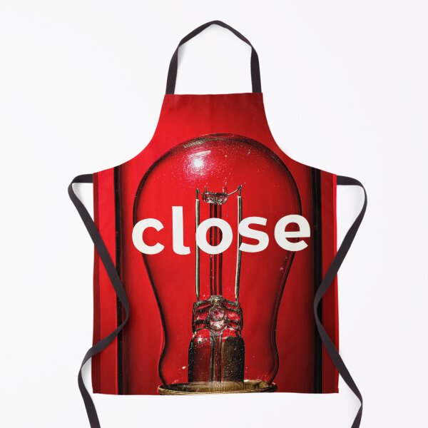 Item preview, Neon “CLOSE” Sign Inside Light Bulb – Modern Red Glow Aesthetic designed and sold by Grafititee.