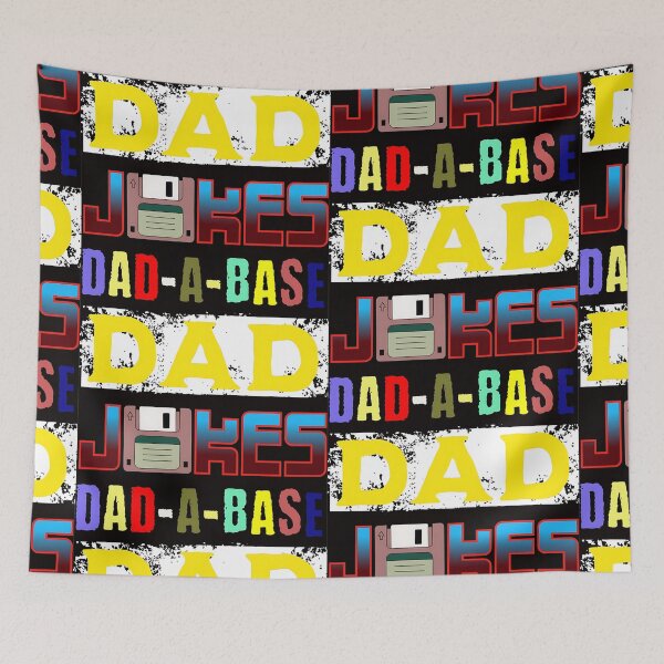 Item preview, Vintage Dad Jokes Design, Funny Dad jokes, Retro Floppy Disk DAD-A-BASE Pun. Dad Humor Gift designed and sold by MagicShop3000.