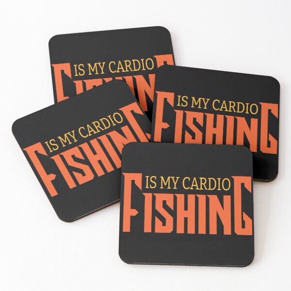 Item preview, Fishing Is My Cardio – Funny Quote Gift for Kayak Fishing, Camping & Outdoor Adventure Lovers designed and sold by karibov.