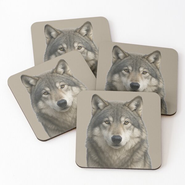 Item preview, Majestic Gray Wolf designed and sold by TheWonkyEaselCo.