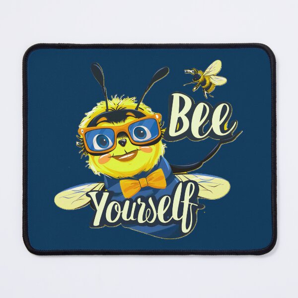Item preview, Cute Bee Yourself Motivational Quote designed and sold by Lovemountain.
