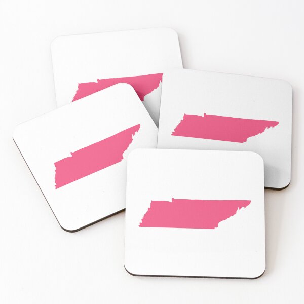 Item preview, Tennessee Map Silhouette – Minimal Pink designed and sold by Paper Drip.