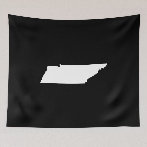 Item preview, Tennessee  Map Silhouette – Minimal White designed and sold by Paper Drip.