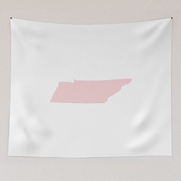 Item preview, Tennessee Map Silhouette – Minimal Pink designed and sold by Paper Drip.
