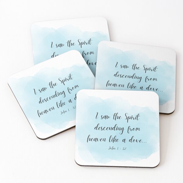 Item preview, John 1:32 I saw the Spirit descending from heaven like a dove designed and sold by ParsonBrown.