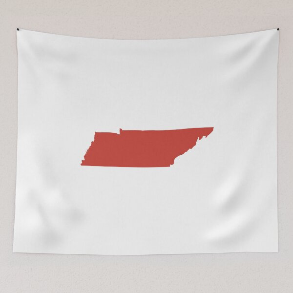 Item preview, Tennessee Map Silhouette – Minimal Maroon designed and sold by Paper Drip.