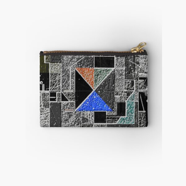 Item preview, chromatic blueprint dark abstract geometric design designed and sold by SmashingDeals.