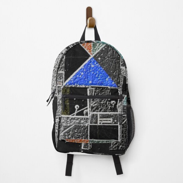Item preview, chromatic blueprint dark abstract geometric design designed and sold by SmashingDeals.