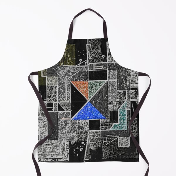 Item preview, chromatic blueprint dark abstract geometric design designed and sold by SmashingDeals.