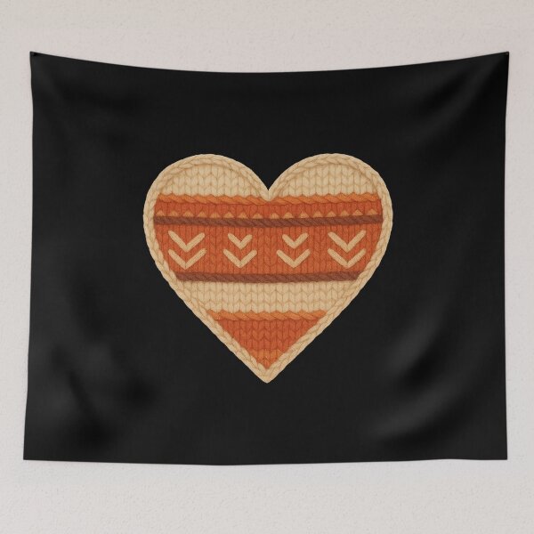Item preview, Women Heart Shape Crochet Yarn Style PNG | Faux Yarn Native American Pattern designed and sold by sssweetness.
