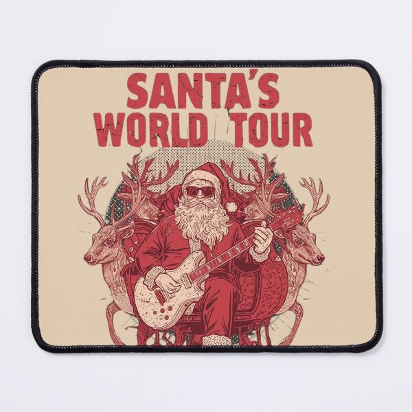 Item preview, Santa's World Tour Christmas Concert Poster designed and sold by chriswils.