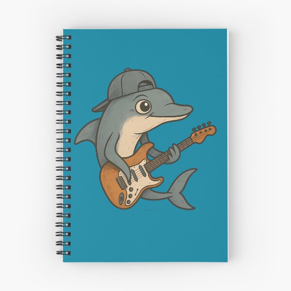Item preview, Cool Dolphin Playing Electric Guitar designed and sold by yPaladino432.