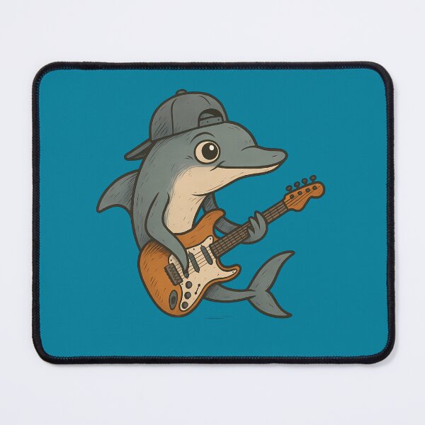 Item preview, Cool Dolphin Playing Electric Guitar designed and sold by yPaladino432.