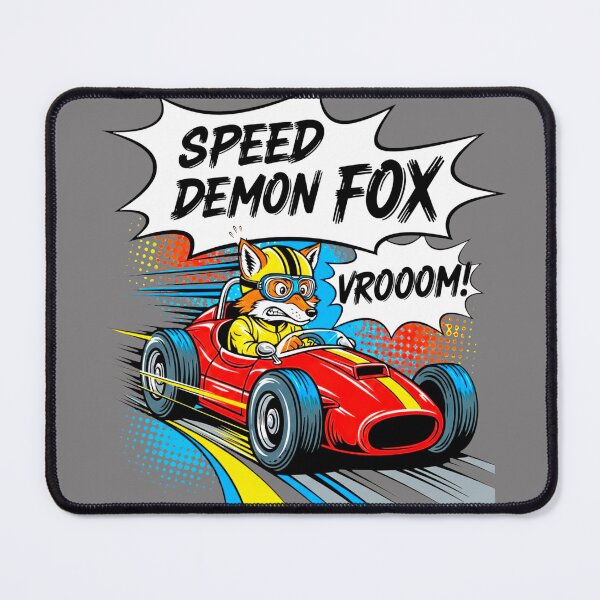 Item preview, Retro Comic Book Fox Racer designed and sold by SholoStudio.