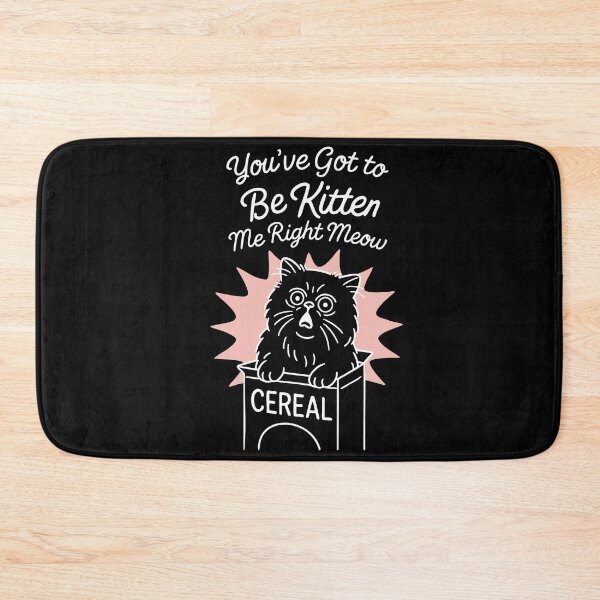 Item preview, Kitten Me Right Meow Cereal Box Cat – Funny Breakfast Kitty designed and sold by WhiskerlyGfx.