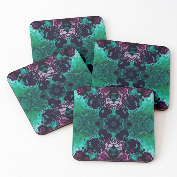 Item preview, Jewel-Tone Mirage Inkblot designed and sold by AbstractAnom.