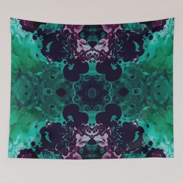 Item preview, Jewel-Tone Mirage Inkblot designed and sold by AbstractAnom.