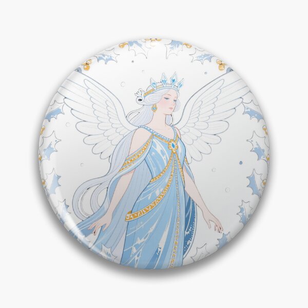 Item preview, Art Nouveau Ice Queen designed and sold by SynthStitch.