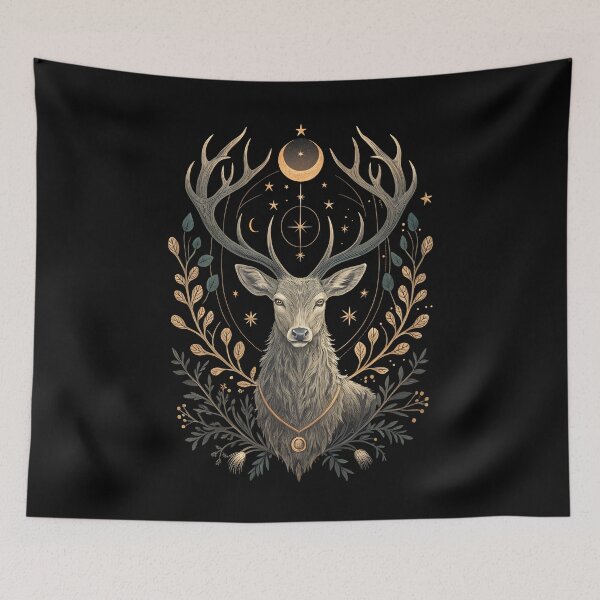 Item preview, Lunar Stag designed and sold by SolombraArt.