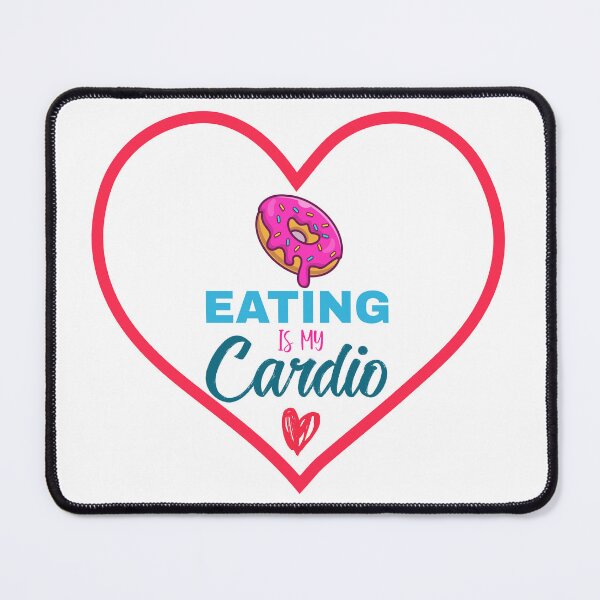 Item preview, Eating Is My Cardio Funny Donut Lover Sarcastic Anti Workout Foodie Gift designed and sold by karibov.