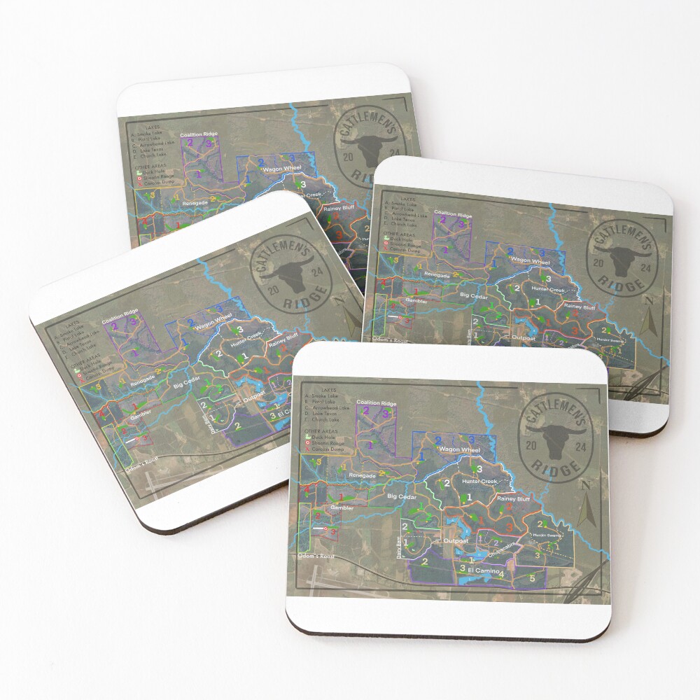 Item preview, Coasters (Set of 4) designed and sold by Statepallets.