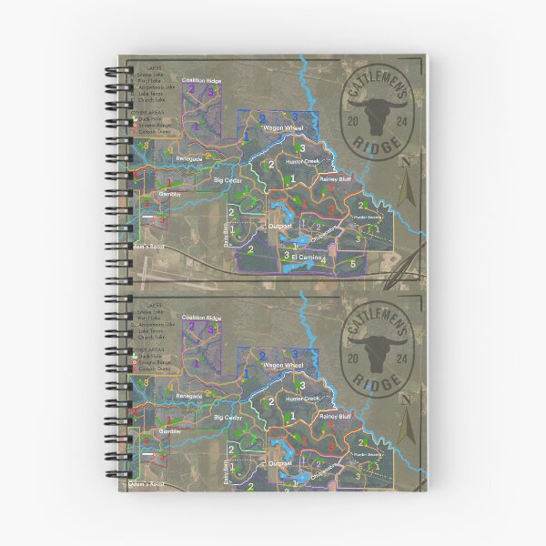 Item preview, Cattlemen's Ridge Map designed and sold by Michael Garber.