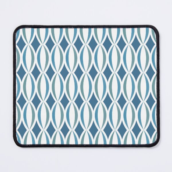 Item preview, Retro abstract fab01 pattern blue grey designed and sold by ChimaHome.