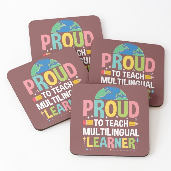 Item preview, Proud To Teach Multilingual Learners, Multilingual Vintage, ESL T-shirt, Teacher gift Reading  , Book Funny Book Lover designed and sold by BePosh.
