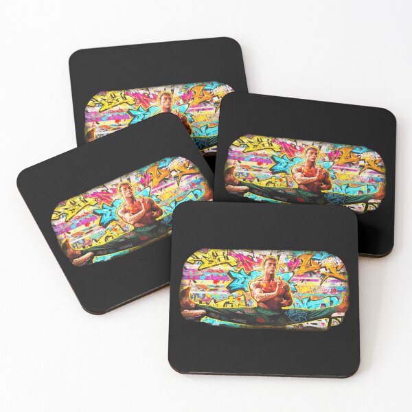 Item preview, JCVD GRAFFITI SPLIT – STREET LEGEND designed and sold by Wawan35200.