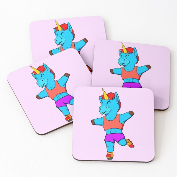 Item preview, Roller Skating Unicorn designed and sold by Batmantis275.