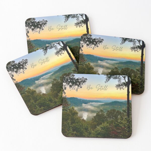 Item preview, Be Still- Serenity in the Quiet Hills designed and sold by Salty Colors Studio.