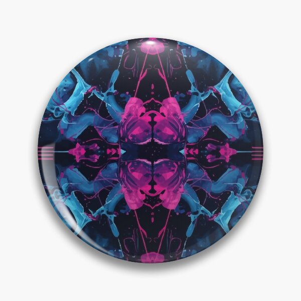 Item preview, Neon Pulse Inkblot designed and sold by AbstractAnom.