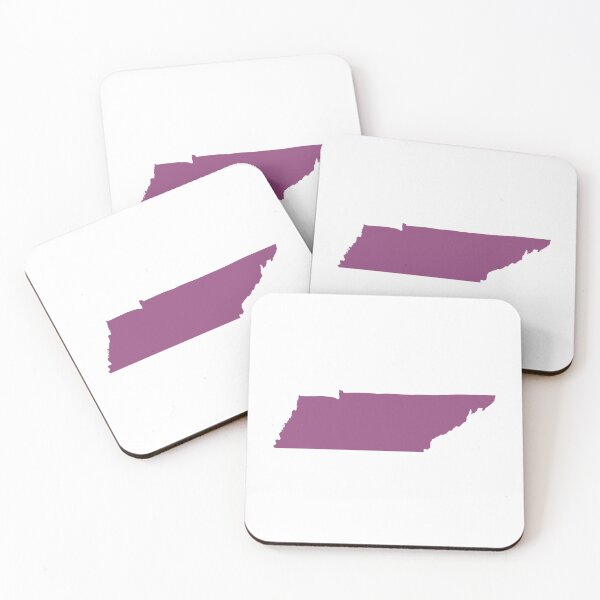 Item preview, Tennessee Map Silhouette – Minimal Purple designed and sold by Paper Drip.