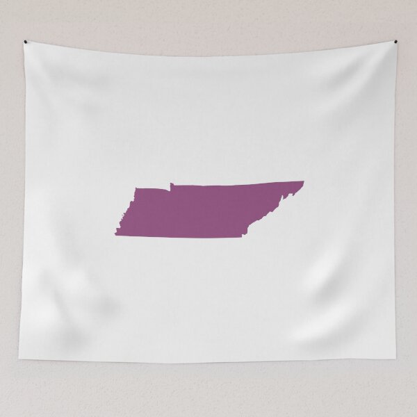 Item preview, Tennessee Map Silhouette – Minimal Purple designed and sold by Paper Drip.