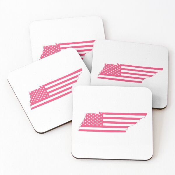 Item preview, Tennessee USA Flag Silhouette – Stars and Stripes State Outline designed and sold by Paper Drip.