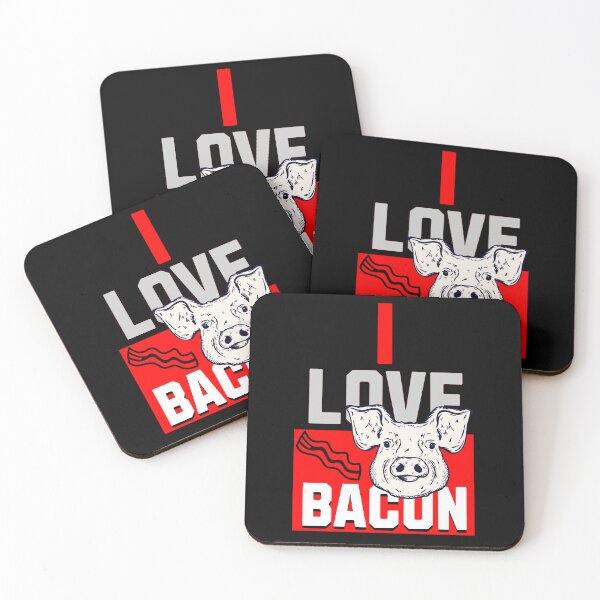 Artikelvorschau, Ich liebe Speck – Lustiges Lebensmitteldesign entworfen und verkauft von Bliss Find And Design.