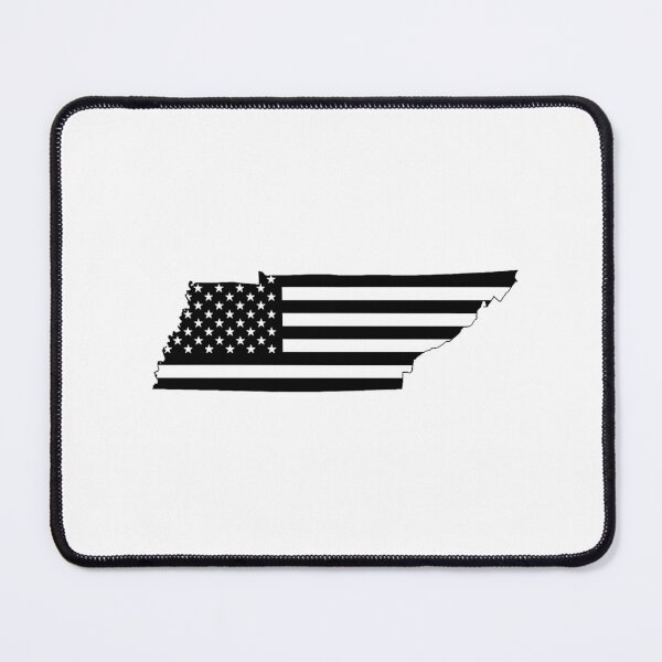 Item preview, Tennessee USA Flag Silhouette – Stars and Stripes State Outline designed and sold by Paper Drip.