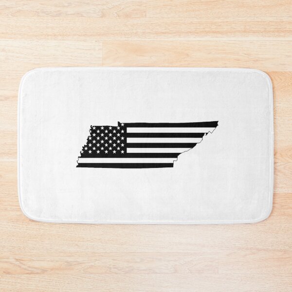 Item preview, Tennessee USA Flag Silhouette – Stars and Stripes State Outline designed and sold by Paper Drip.