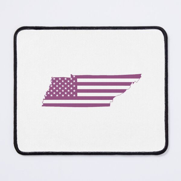 Item preview, Tennessee USA Flag Silhouette – Stars and Stripes State Outline designed and sold by Paper Drip.