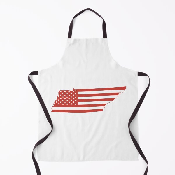 Item preview, Tennessee USA Flag Silhouette – Stars and Stripes State Outline designed and sold by Paper Drip.