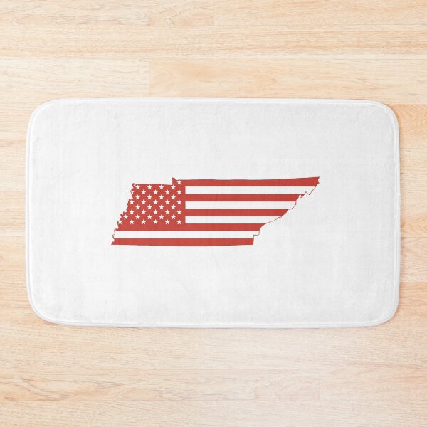 Item preview, Tennessee USA Flag Silhouette – Stars and Stripes State Outline designed and sold by Paper Drip.