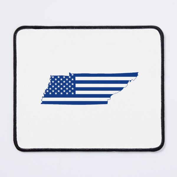 Item preview, Tennessee USA Flag Silhouette – Stars and Stripes State Outline designed and sold by Paper Drip.