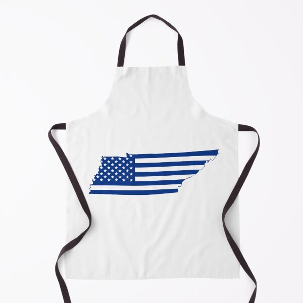 Item preview, Tennessee USA Flag Silhouette – Stars and Stripes State Outline designed and sold by Paper Drip.