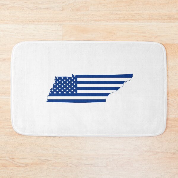 Item preview, Tennessee USA Flag Silhouette – Stars and Stripes State Outline designed and sold by Paper Drip.